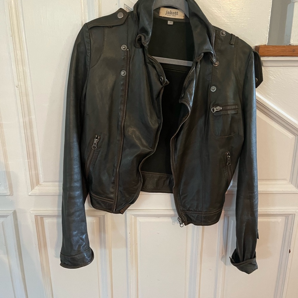 Brown Jacket leather jacket